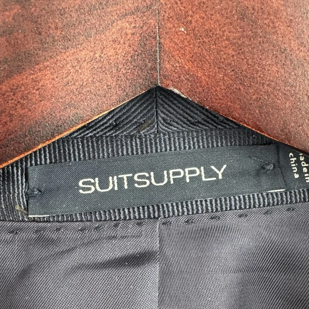 Suitsupply Havana Shawl Tuxedo Jacket Men's 42R Navy VBC Super 110's Wool Slim